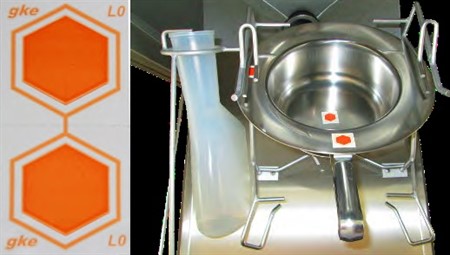 gke Clean-Record® Bedpan Tvättindikatorer