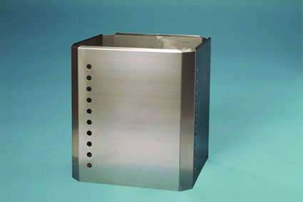 Stainless steel dispenser for shoecovers