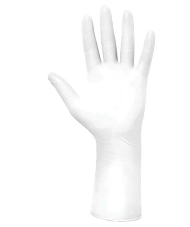 PUREZERO  HG5 WHITE NITRILE GLOVES L