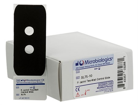 Pneumocystis carinii Two-Well Control Slide